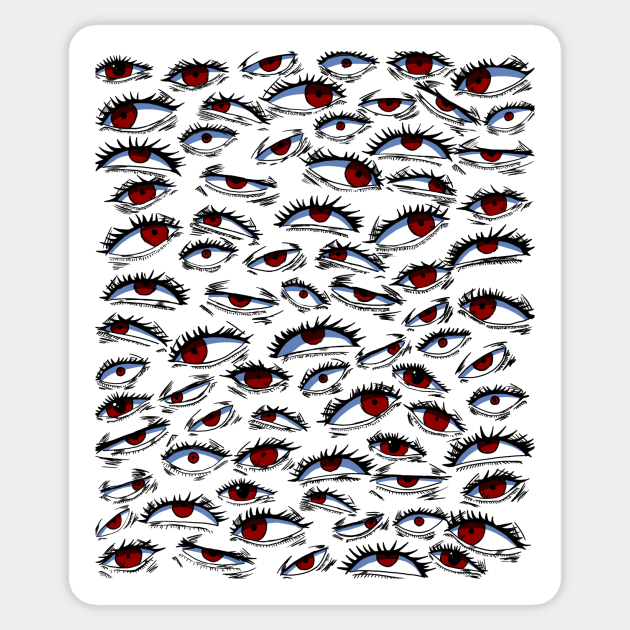 Eyes Pattern Sticker by AidanThomas